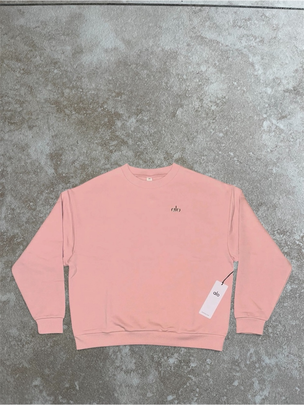 ALO Yoga Pink Crewneck Sweatshirt- size Small